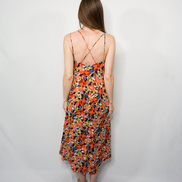 FREE PEOPLE Bright Floral Print Maxi Dress - Picture 4 of 6